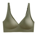 Women's Push-Up Seamless Bra — Wire-Free, Deep V, Removable Pads, S–3XL