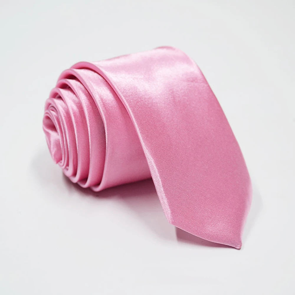 Slim Solid-Color Necktie | The Daily Drop