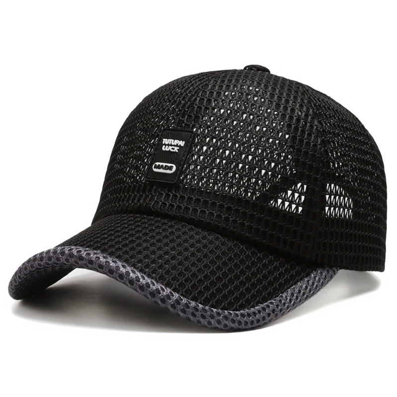 [NORTHWOOD] Gorra de béisbol de malla para hombre, gorras de verano transpirables, sombrero de papá, gorras de pesca al aire libre, gorras de hueso, gorra Snapback Trucker