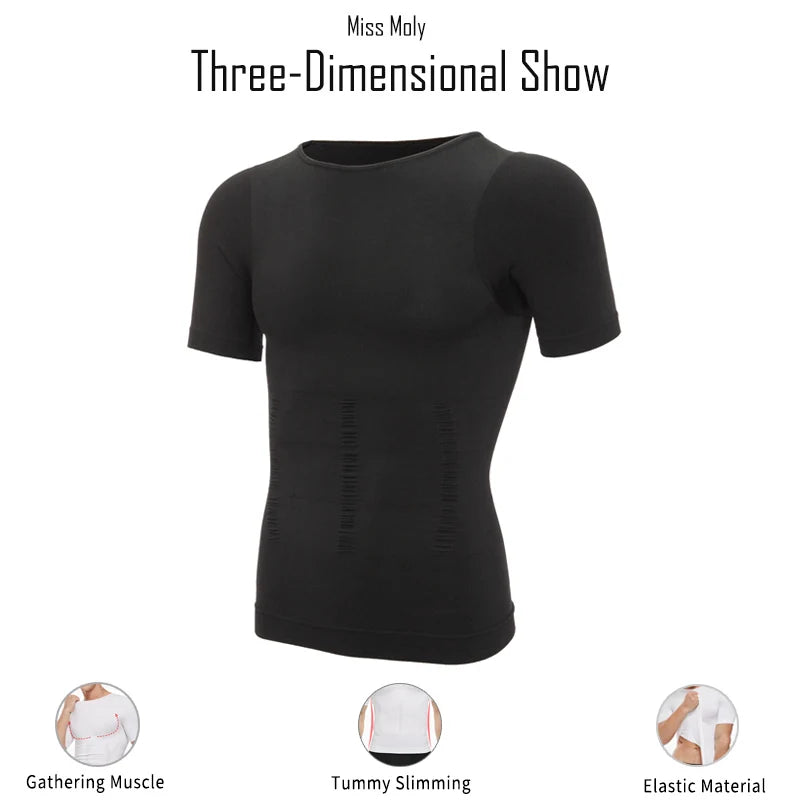Men's Slimming Body Shaper Vest — Posture Corrector & Waist Trainer