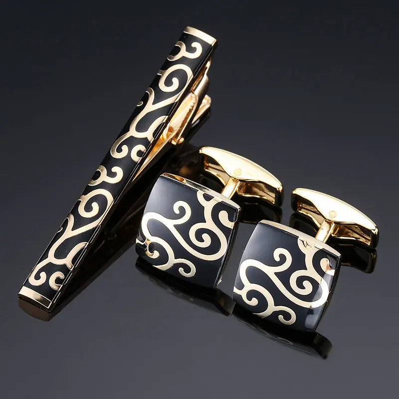 Unisex Cufflinks & Tie Clip Set | The Daily Drop