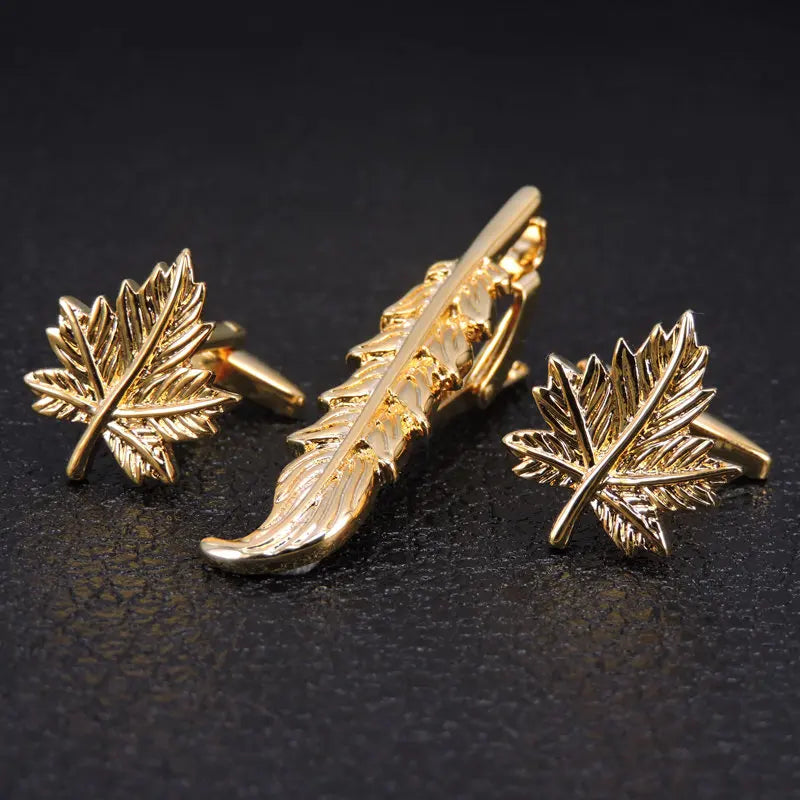 Unisex Cufflinks & Tie Clip Set | The Daily Drop