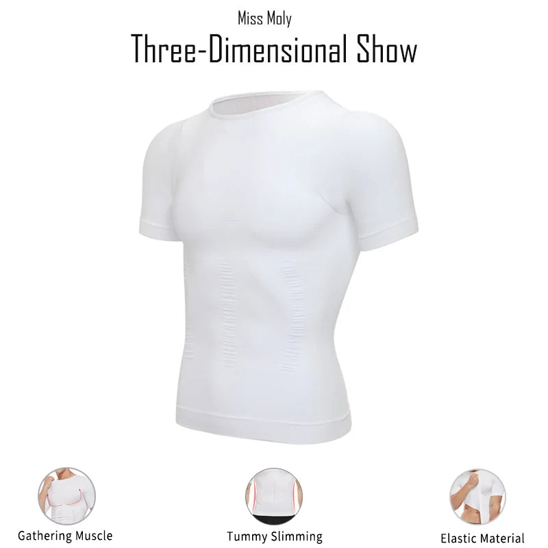 Men's Slimming Body Shaper Vest — Posture Corrector & Waist Trainer