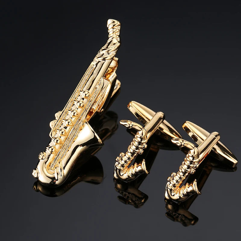Unisex Cufflinks & Tie Clip Set | The Daily Drop