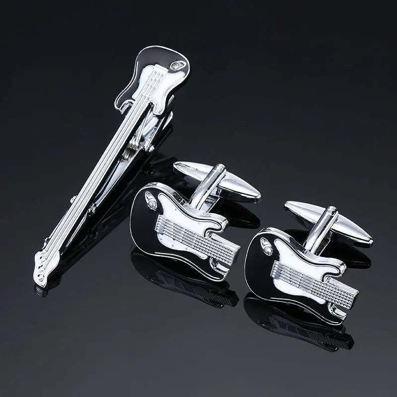 Unisex Cufflinks & Tie Clip Set | The Daily Drop