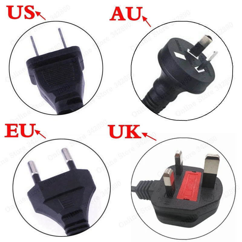 36V Lithium Battery Charger — 42V 2A Output, Universal 100-240V Input