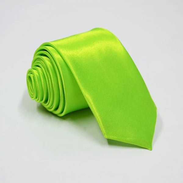 Slim Solid-Color Necktie | The Daily Drop