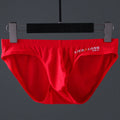 Men's Seamless Ice Silk Briefs – Low-Rise Contour Pouch Underwear