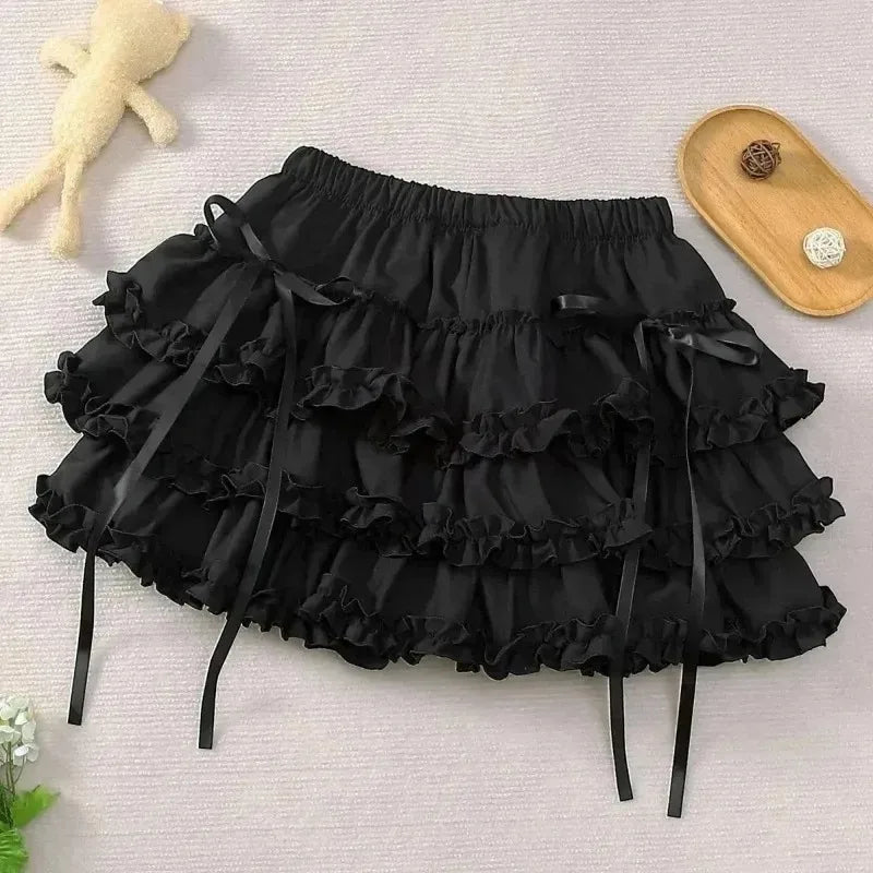 Sweet Ruffle Mini Skirt