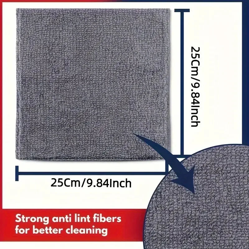 Microfiber Cleaning Cloths – Lint-Free & Reusable