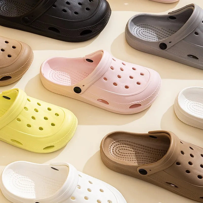 Waterproof EVA Garden Clogs – Unisex Anti-Slip Slides for Indoor & Outdoor