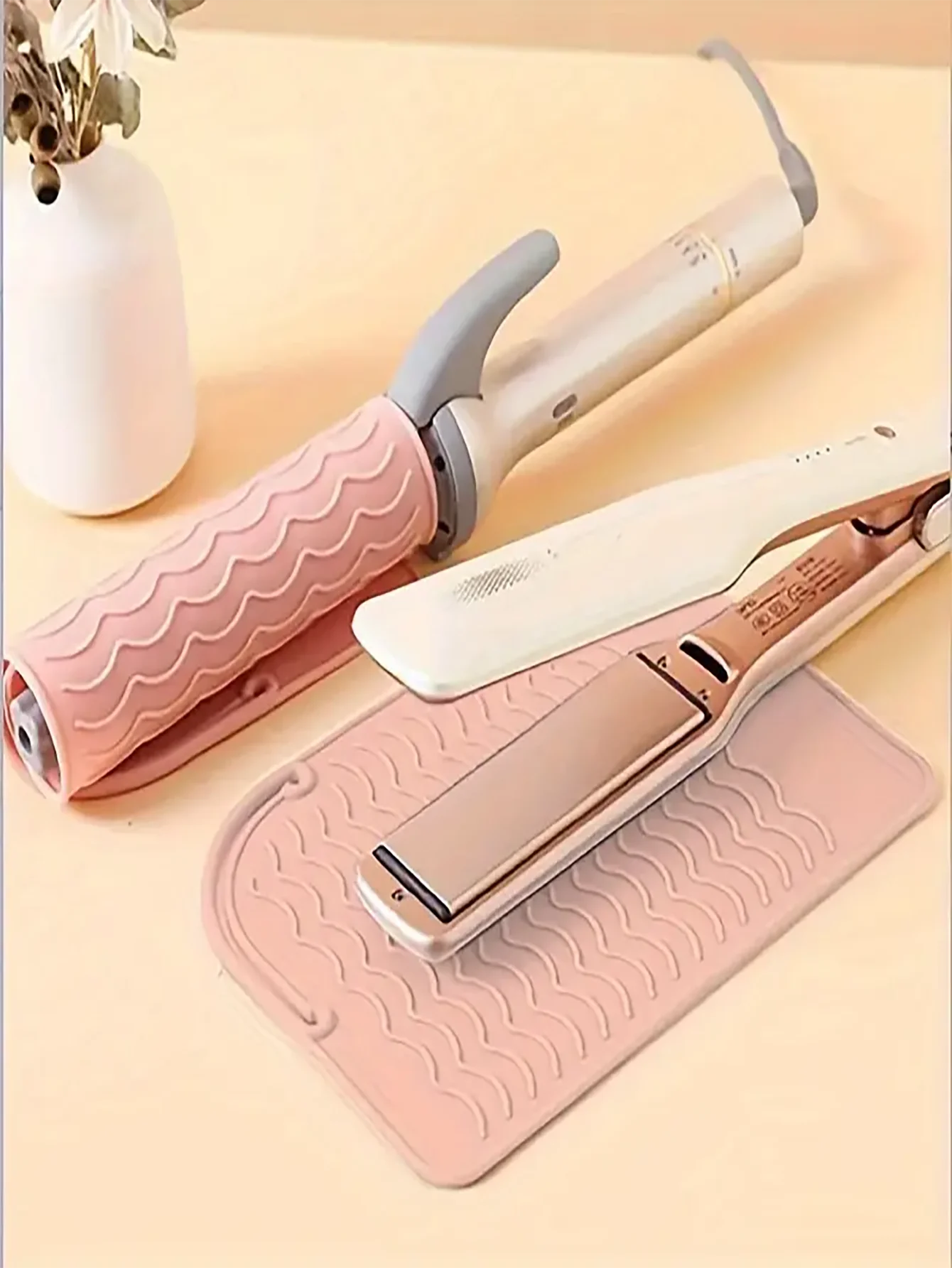 Silicone Heat Resistant Mat for Curling Irons & Flat Irons
