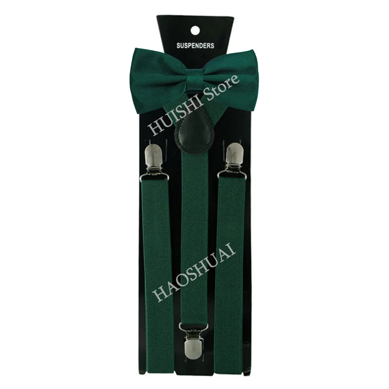 Unisex Elastic Suspenders with Bow Tie Option | The Daily Drop