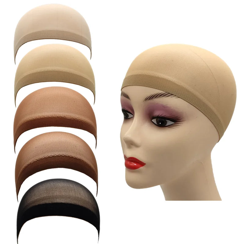 Nylon Mesh Wig Cap — Breathable Dome Cap