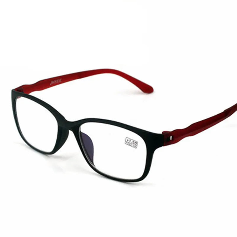 Anti-Blue Light Reading Glasses – Unisex, Rectangle Frame | +0 to +4.0