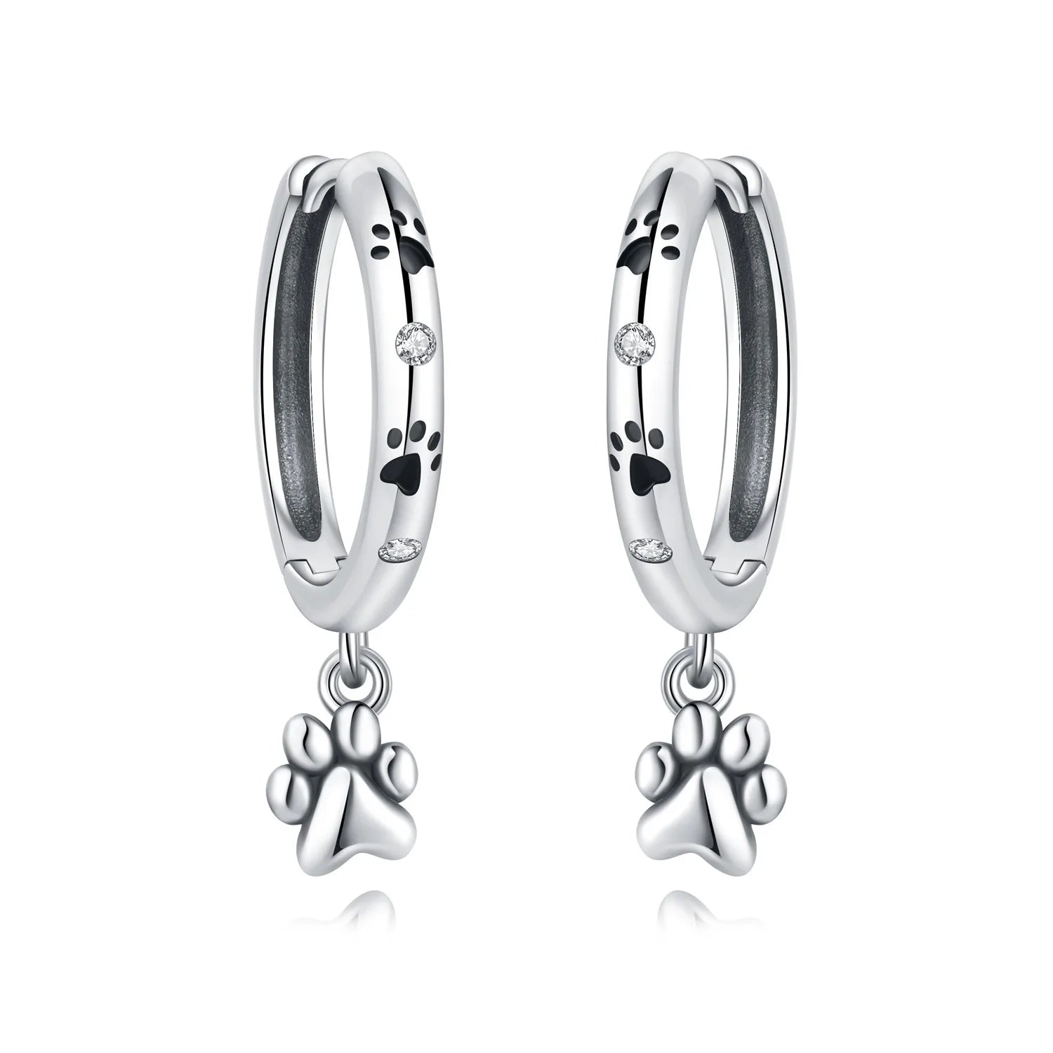 925 Sterling Silver Zircon Butterfly Drop Earrings – Women's Fine Jewelry