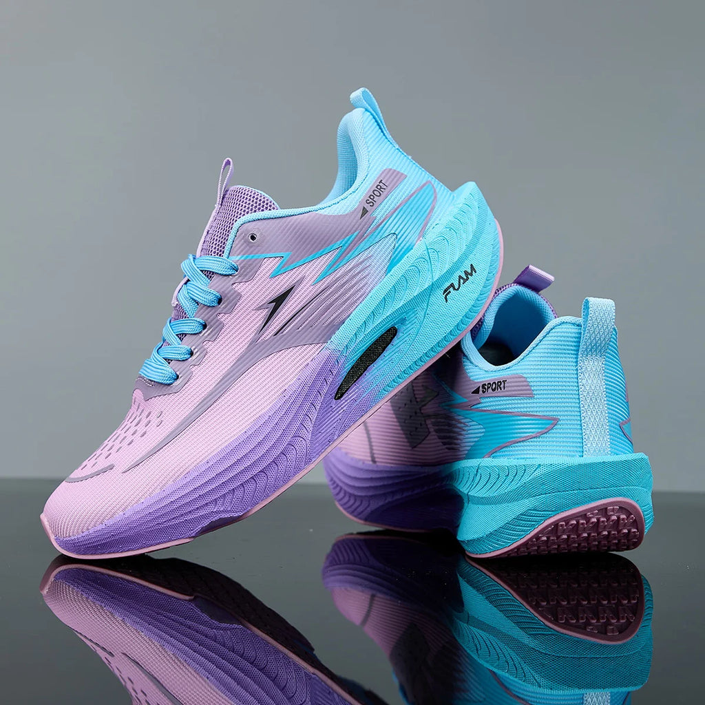 Zapatillas de Running Geométricas para Hombre | Zapatillas Deportivas Ligeras y Transpirables
