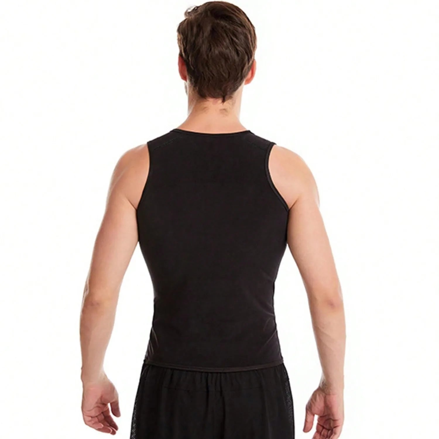 Men's Sauna Sweat Shirt – Short Sleeve Body Shaper & Gym Vest
