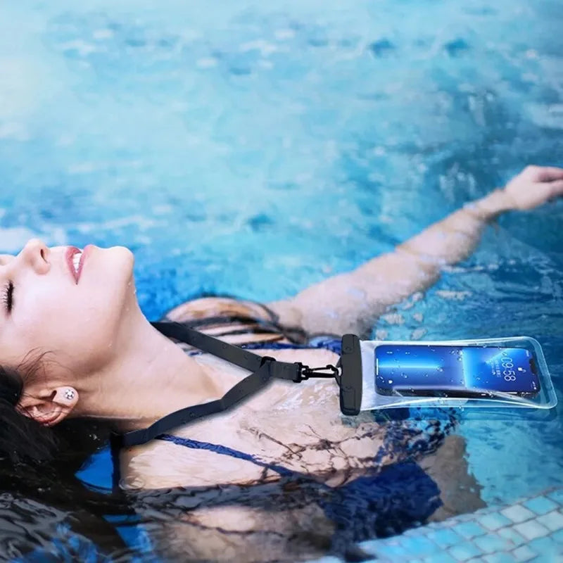 Funda Impermeable Universal para Teléfono para Natación - Protector Subacuático Compatible con iPhone 11 12 13 14 15 16 pro - S