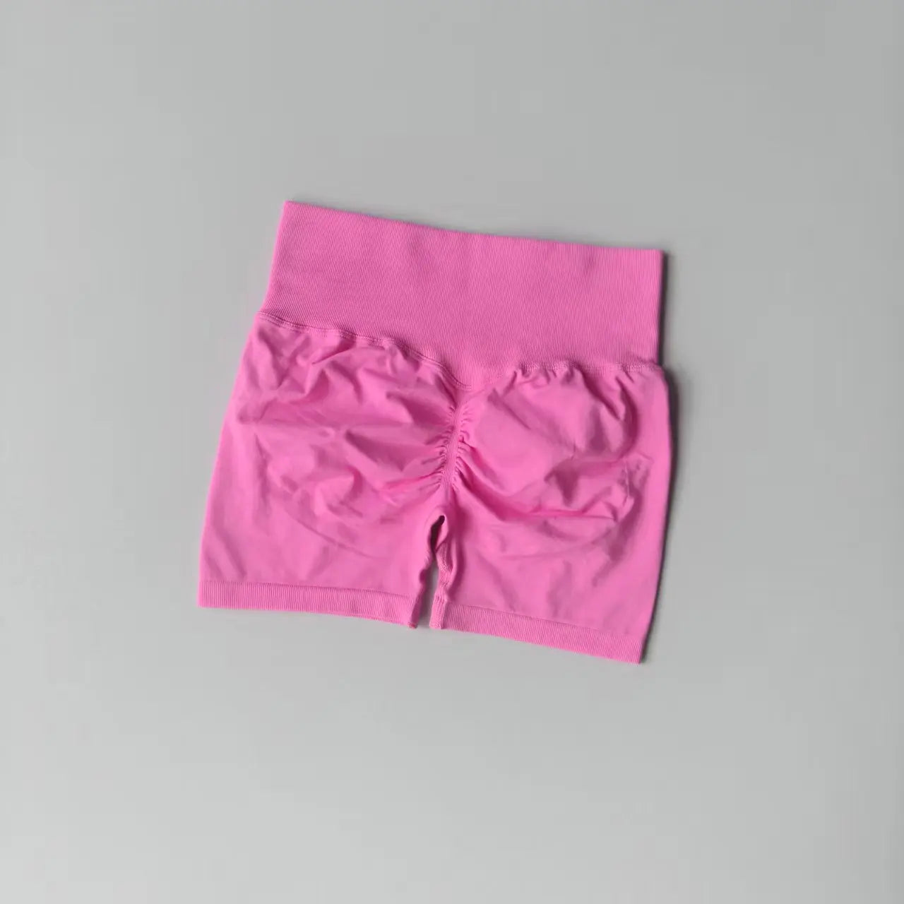 Peach Hip Lifting Sports Shorts – Women's High Waist Seamless Yoga Shorts