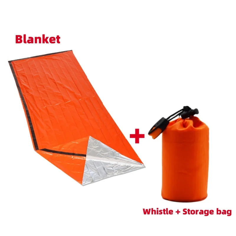 Mylar Emergency Sleeping Bag – Waterproof Survival Bivy Sack, Retains 90% Body Heat