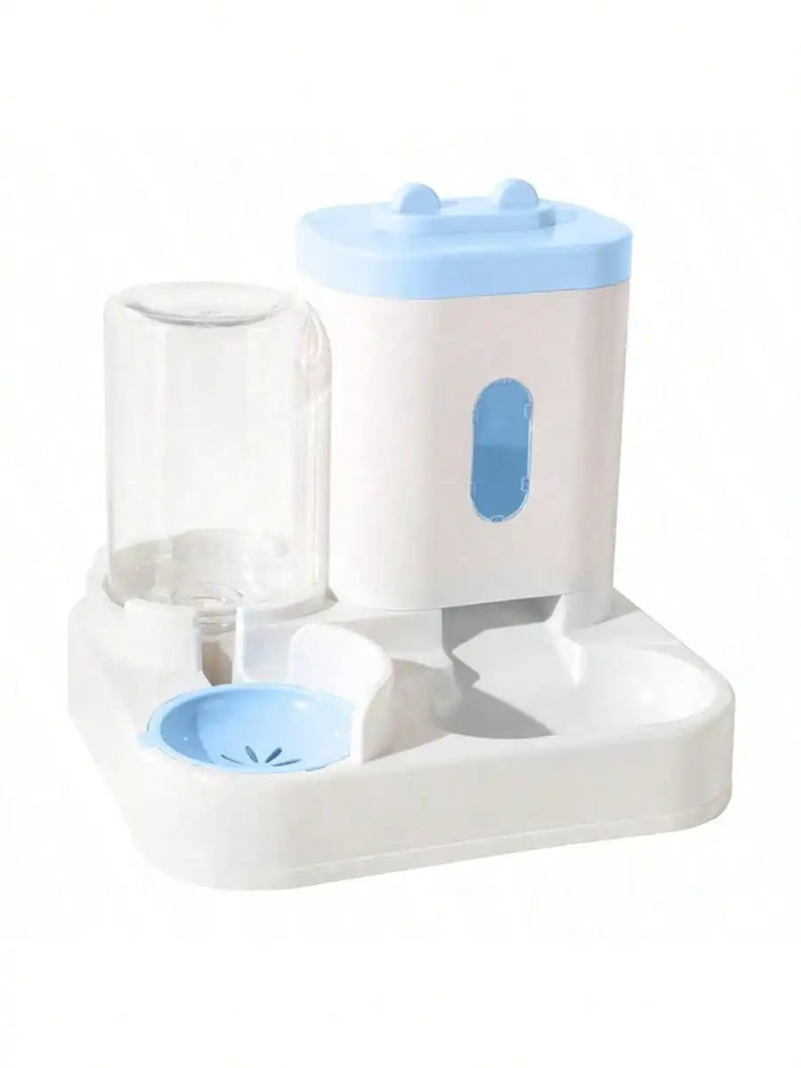 Automatic Gravity-Fed Cat Water Dispenser & Feeder – Spill-Proof, Large Capacity