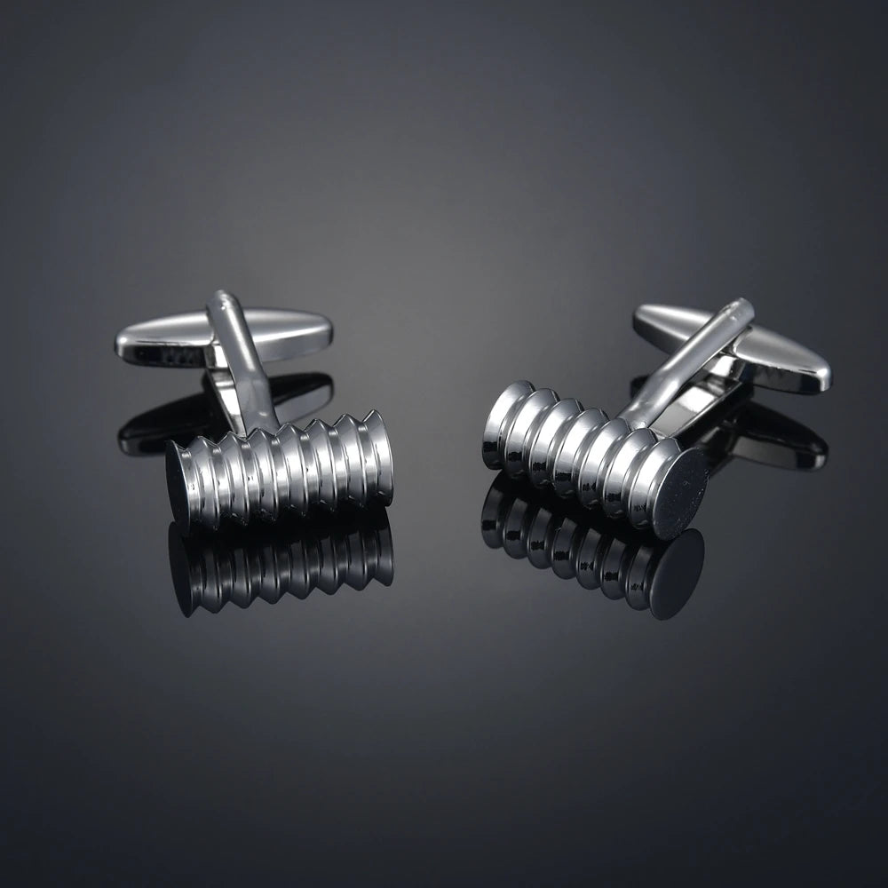 Gem & Enamel Craft Cufflinks | Unisex Decorative Shirt Accessories