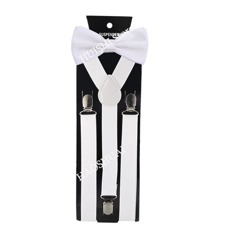 Unisex Elastic Suspenders with Bow Tie Option | The Daily Drop