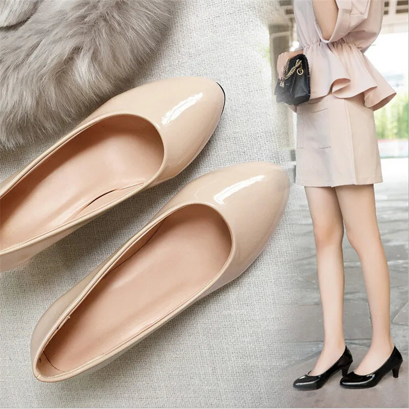 Women's Stiletto Pumps – 5.5cm Thin Heel, Office to Party