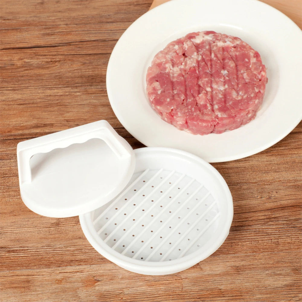 Burger Press – Plastic Hamburger Patty Maker for BBQ & Grilling