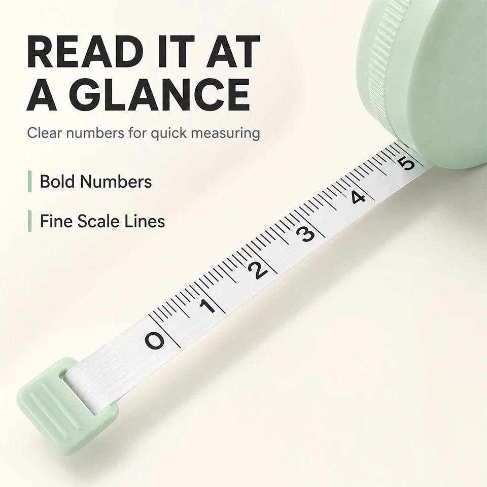 Soft Body Tape Measure — Double-Scale Sewing & Tailor Measuring Tape
