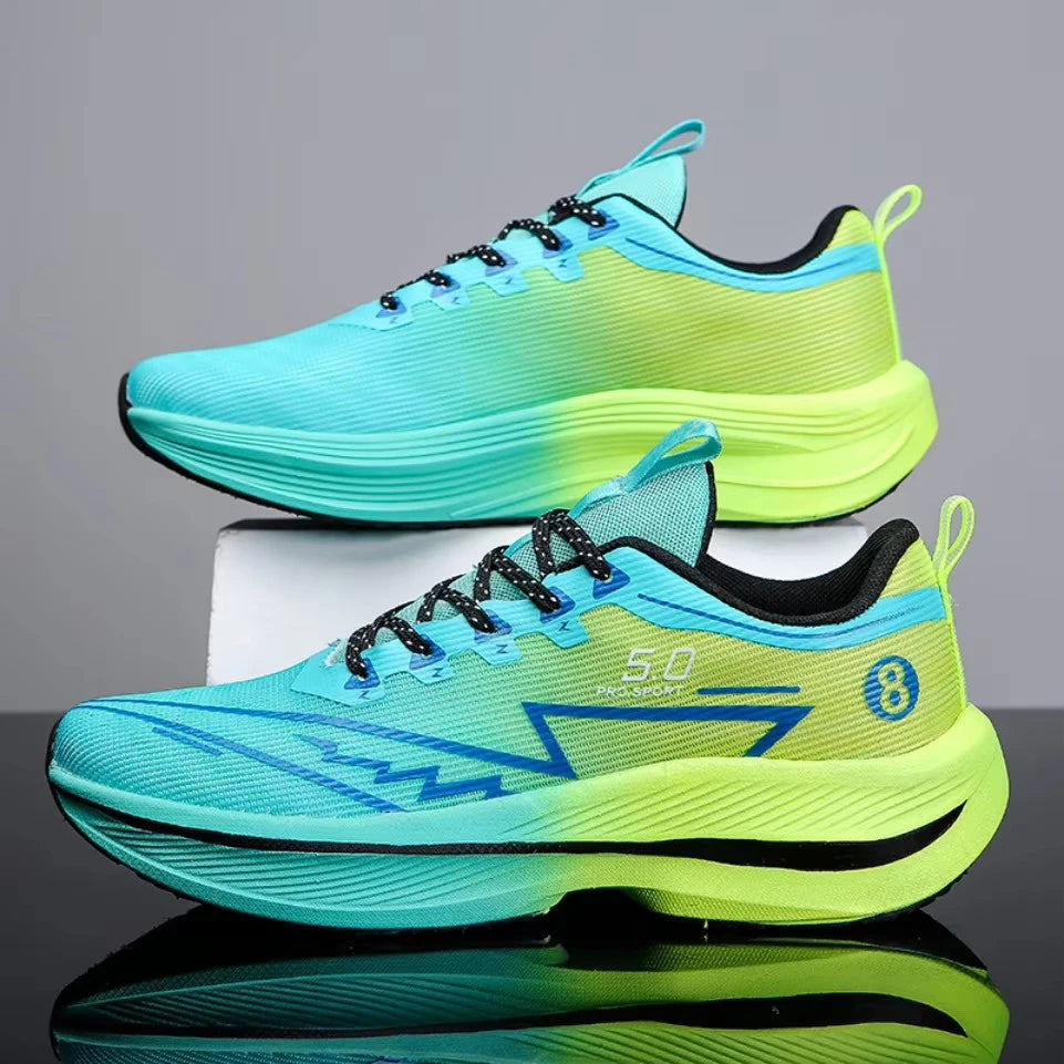 Zapatillas de Running de Hombre con Placa de Carbono | Zapatillas Unisex Antideslizantes con Amortiguación Suave