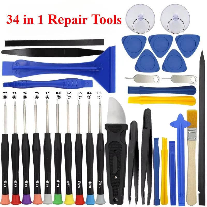 Precision Screwdriver Repair Tool Set — Electronics Disassembly Kit for Phone, Tablet & Laptop
