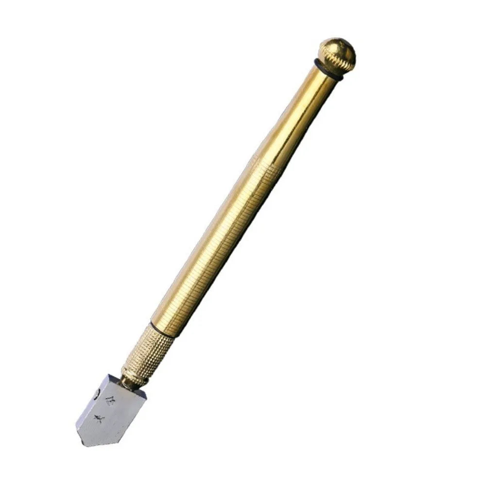 Diamond Wheel Glass Cutter — Carbide Tip, Non-Slip Handle, 5–12mm Cut Range