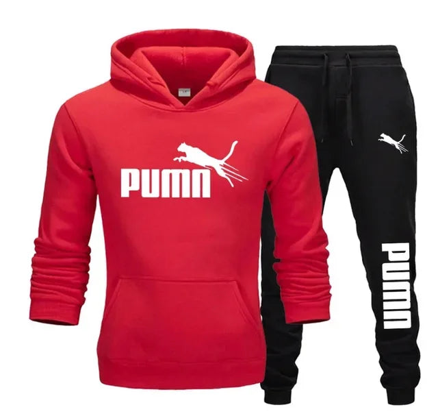 Men's Pullover Hoodie & Jogger Pants Set