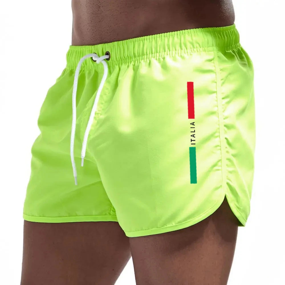 Men's Quick-Dry Beach Board Shorts – Swim & Fitness Shorts