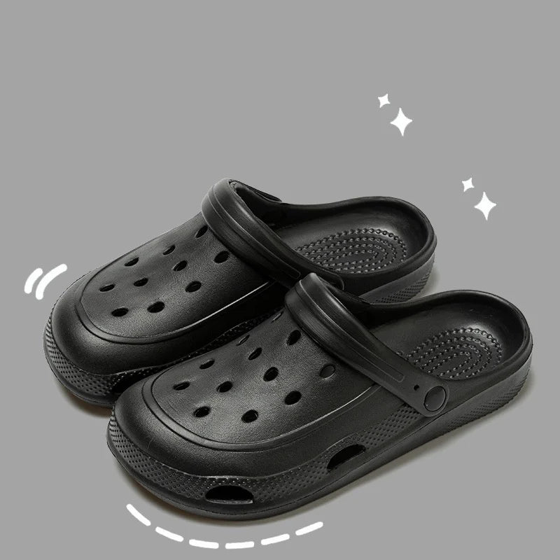 Waterproof EVA Garden Clogs – Unisex Anti-Slip Slides for Indoor & Outdoor