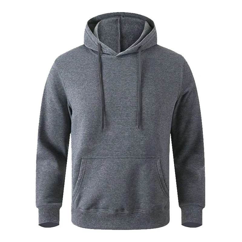 Unisex Minimalist Pullover Hoodie – Casual Fleece Sweatshirt for Men & Women