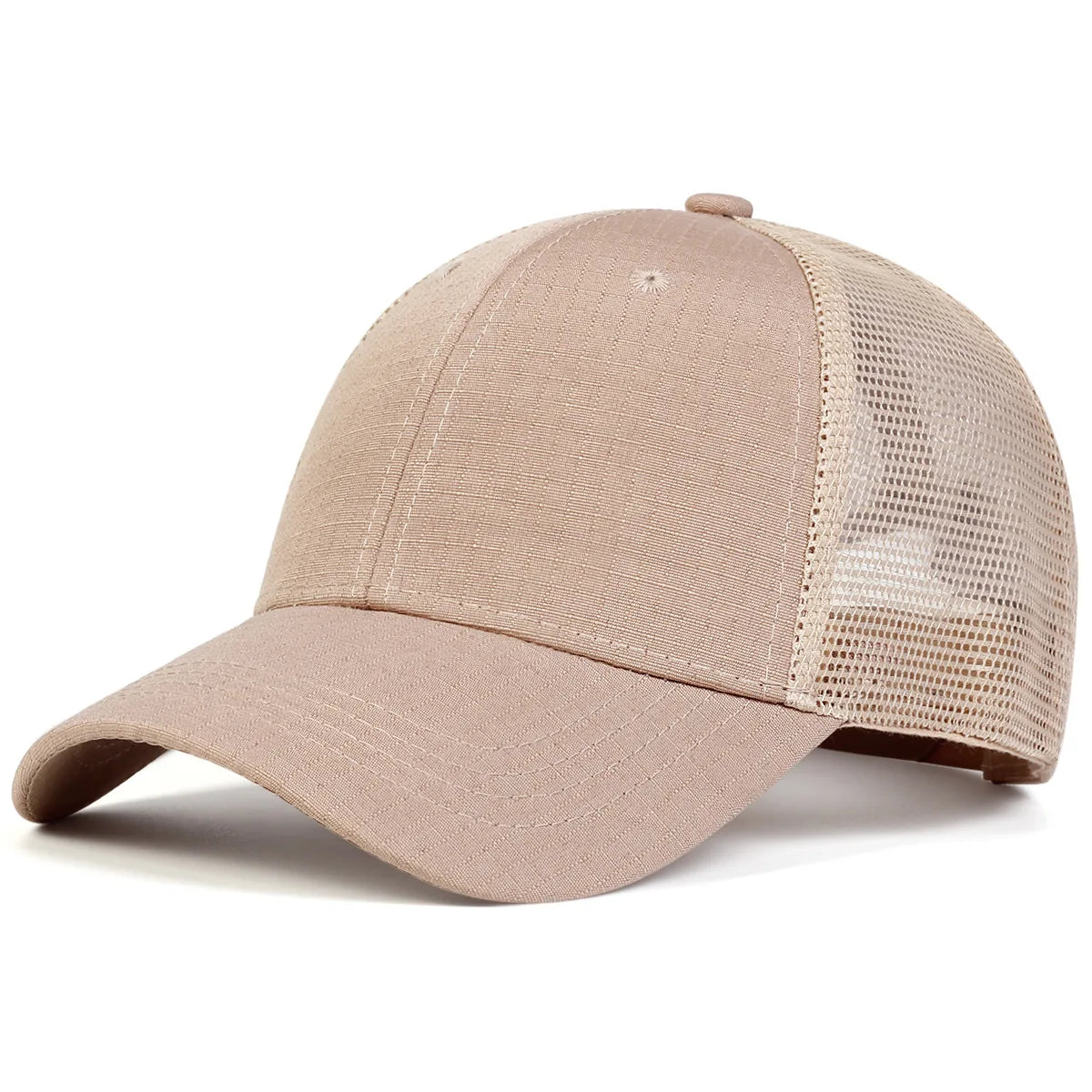 Spring and summer mesh hats for men and women, thin, breathable, sun resistant, sun shading, beach worn baseball caps