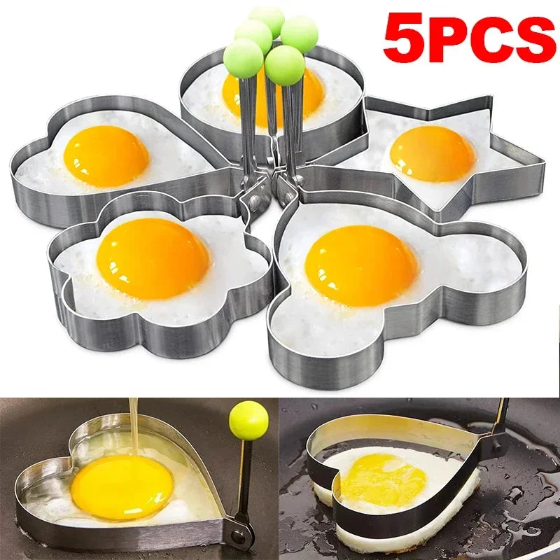 Stainless Steel Egg Mold & Pancake Ring Set