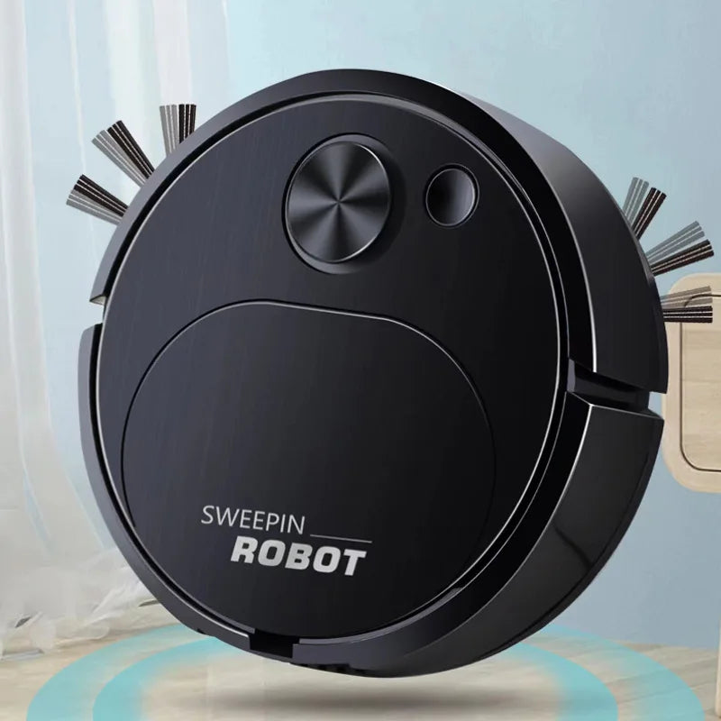 3-in-1 Smart Robot Vacuum Cleaner – Sweep, Mop & Vacuum, 1500Pa Suction, USB Rechargeable