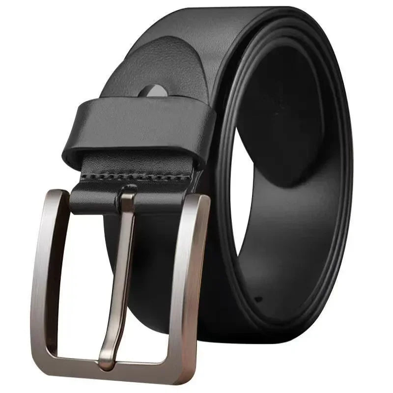 Men's Alloy Buckle PU Leather Belt | The Daily Drop