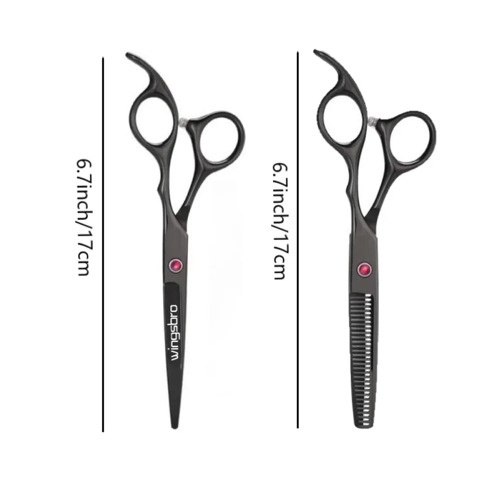 Japanese Hair Scissors Set – Professional Hairdressing Kit with Cutting & Thinning Shears