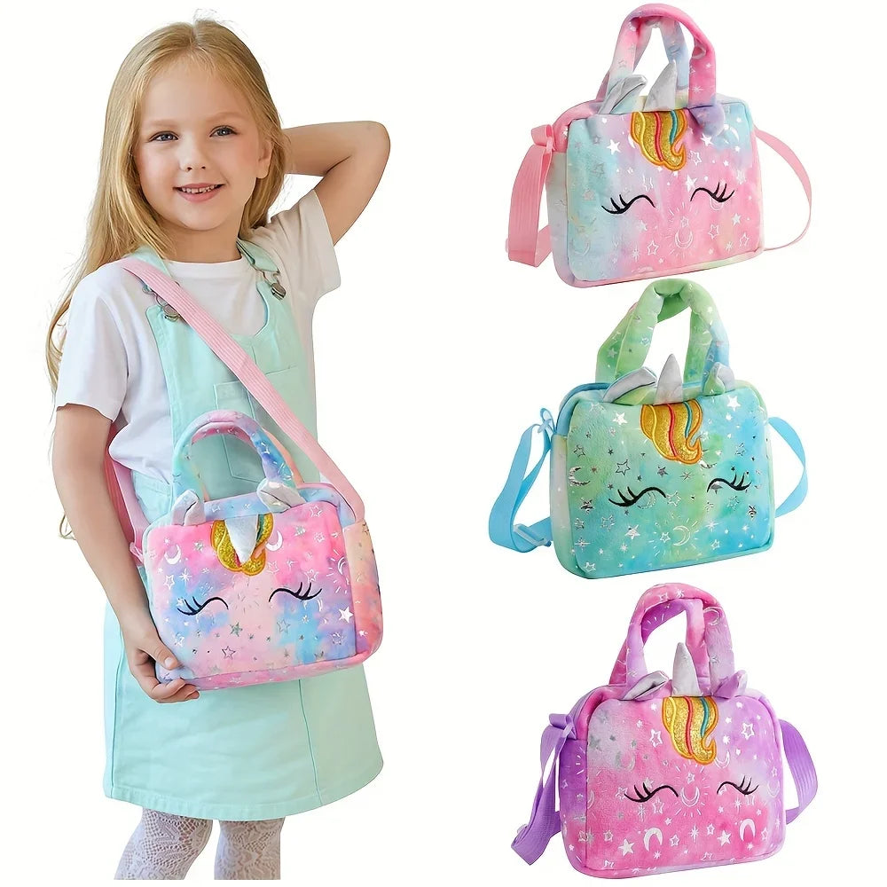 Kids Unicorn Crossbody Bag – Cute Girls Shoulder Purse for Party & Everyday