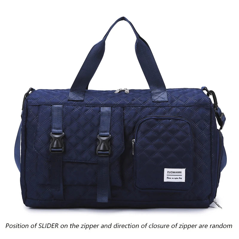 Nylon Sports Duffel Bag – Gym, Travel & Overnight