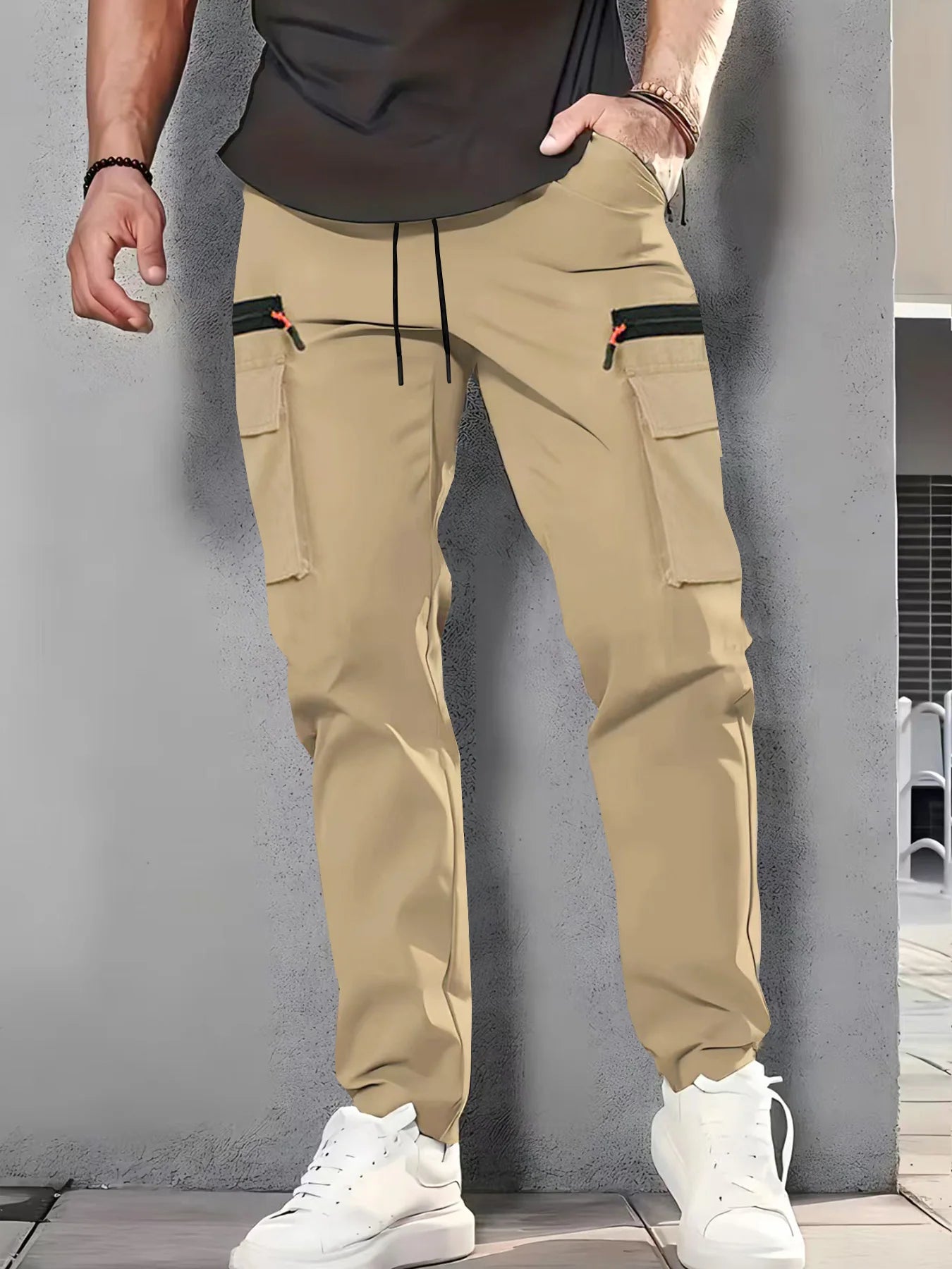 Unisex 3-Pack Multi-Pocket Cargo Pants