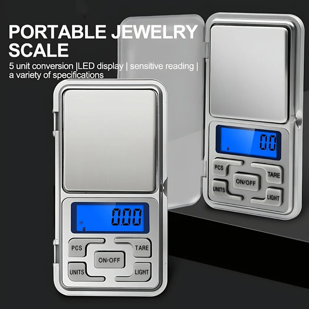 Mini Digital Pocket Scale – 500g / 0.01g High Precision Jewelry & Herb Scale
