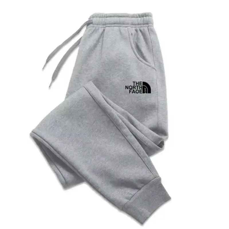 Printed Flannel Sweatpants – Unisex Casual Athletic Pants