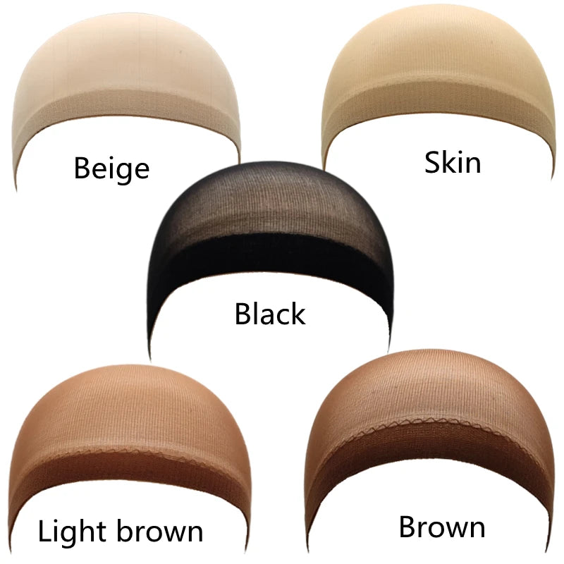 Nylon Mesh Wig Cap — Breathable Dome Cap