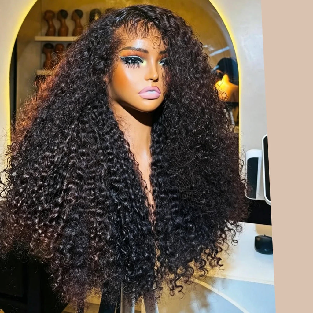 Deep Wave Lace Front Wig – 250% Density | Brazilian Human Hair | 13x4, 13x6 & 5x5